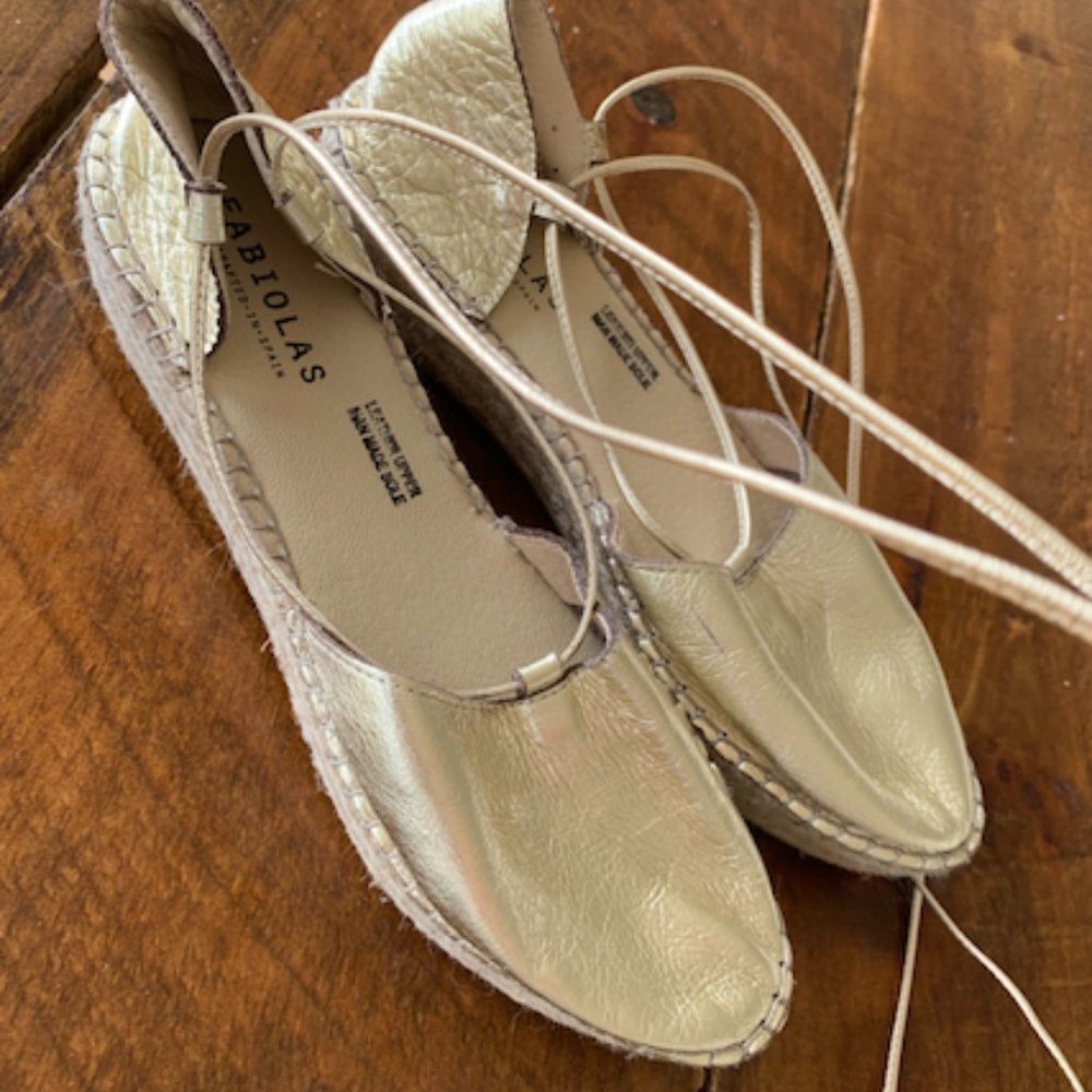 Gold Fabiolas Sandals